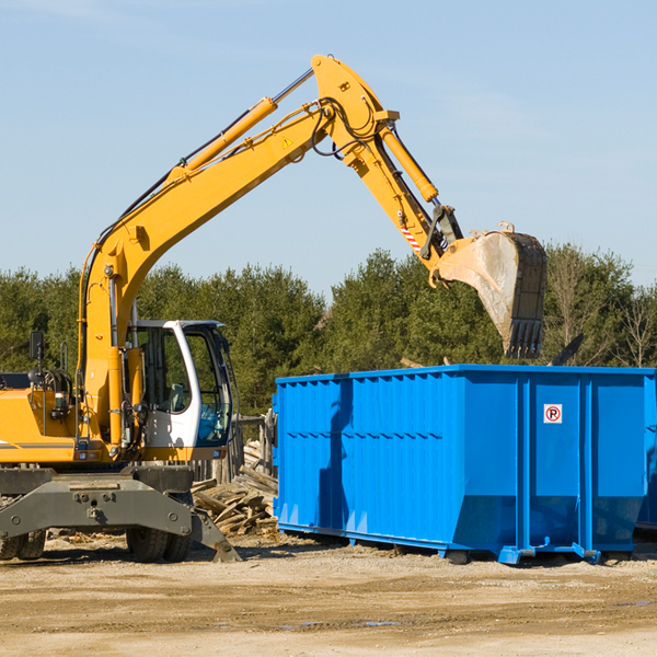 can i rent a residential dumpster for a construction project in Brownstown